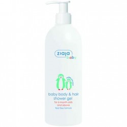 Ziaja Baby Body Hair Shower Gel for 6 Months and Older 400ml