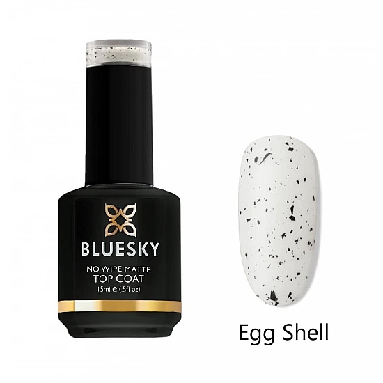 BlueSky UV Color Gel Eggshell Matte No Wipe Top Coat 15ml