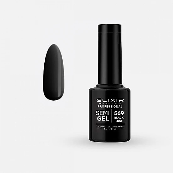 Elixir Semi Gel #569 Black Lust 5ml