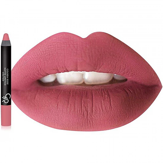 Golden Rose Matte Lipstick Crayon #12