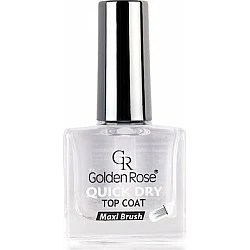 Golden Rose Quick Dry Top Coat Maxi Brush 10ml