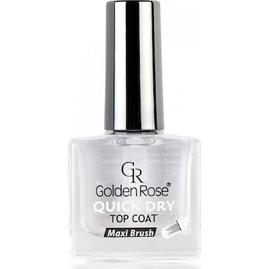 Golden Rose Quick Dry Top Coat Maxi Brush 10ml
