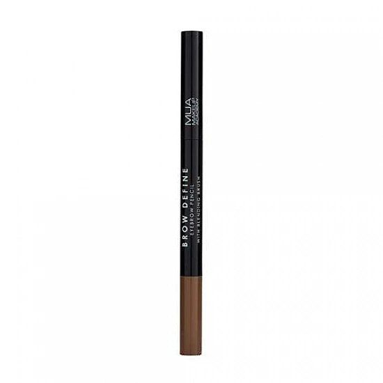 MUA Eyebrow Pencil With Blending Brush Mid Brown