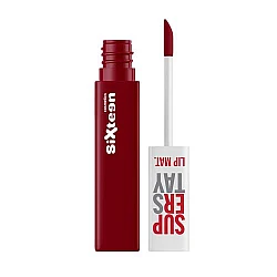 Sixteen Super Stay Lip Mat. Κραγιόν #101 – Red Wine