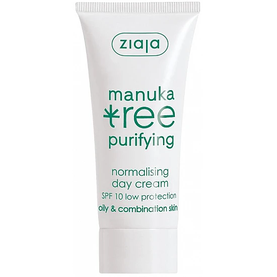 Ziaja Ρυθμιστική Κρέμα Ημέρας SPF 10 με Εκχύλισμα Μανούκα