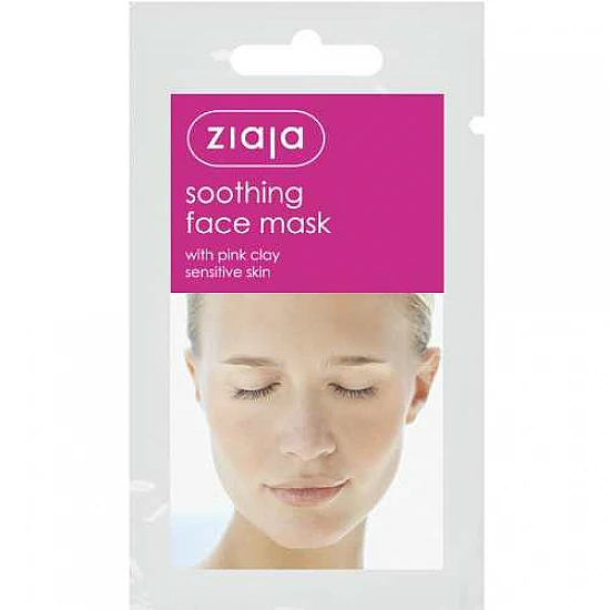 Ziaja Soothing Face Mask With Pink Clay Sachet 7ml