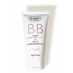 Ziaja BB Κρέμα για Κανονικό, Ξηρό και Ευαίσθητο Δέρμα SPF 15 -Ανοιχτός Τόνος